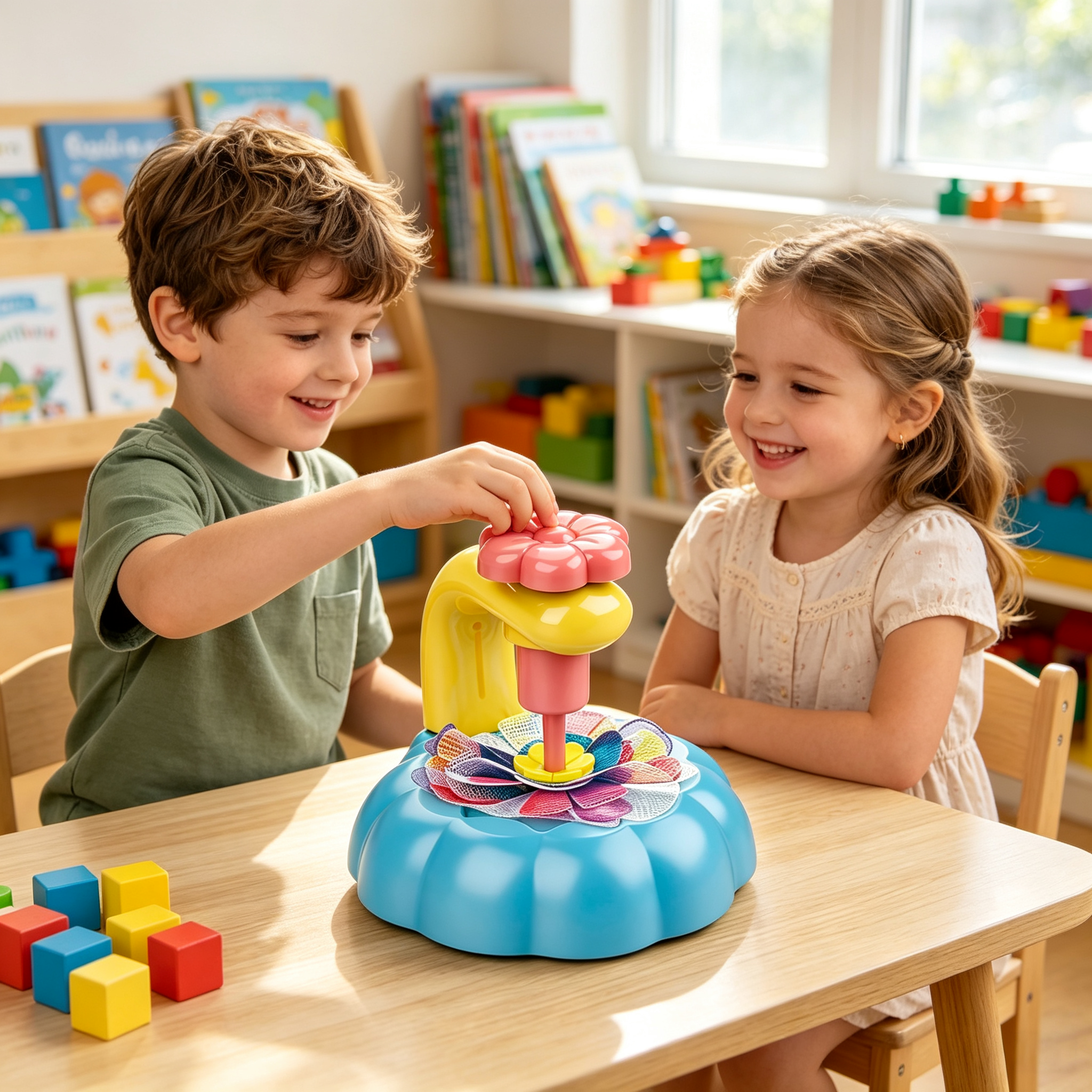 Kids Flower Bouquet Making Kit with Press Machine – DIY Craft Set for Girls