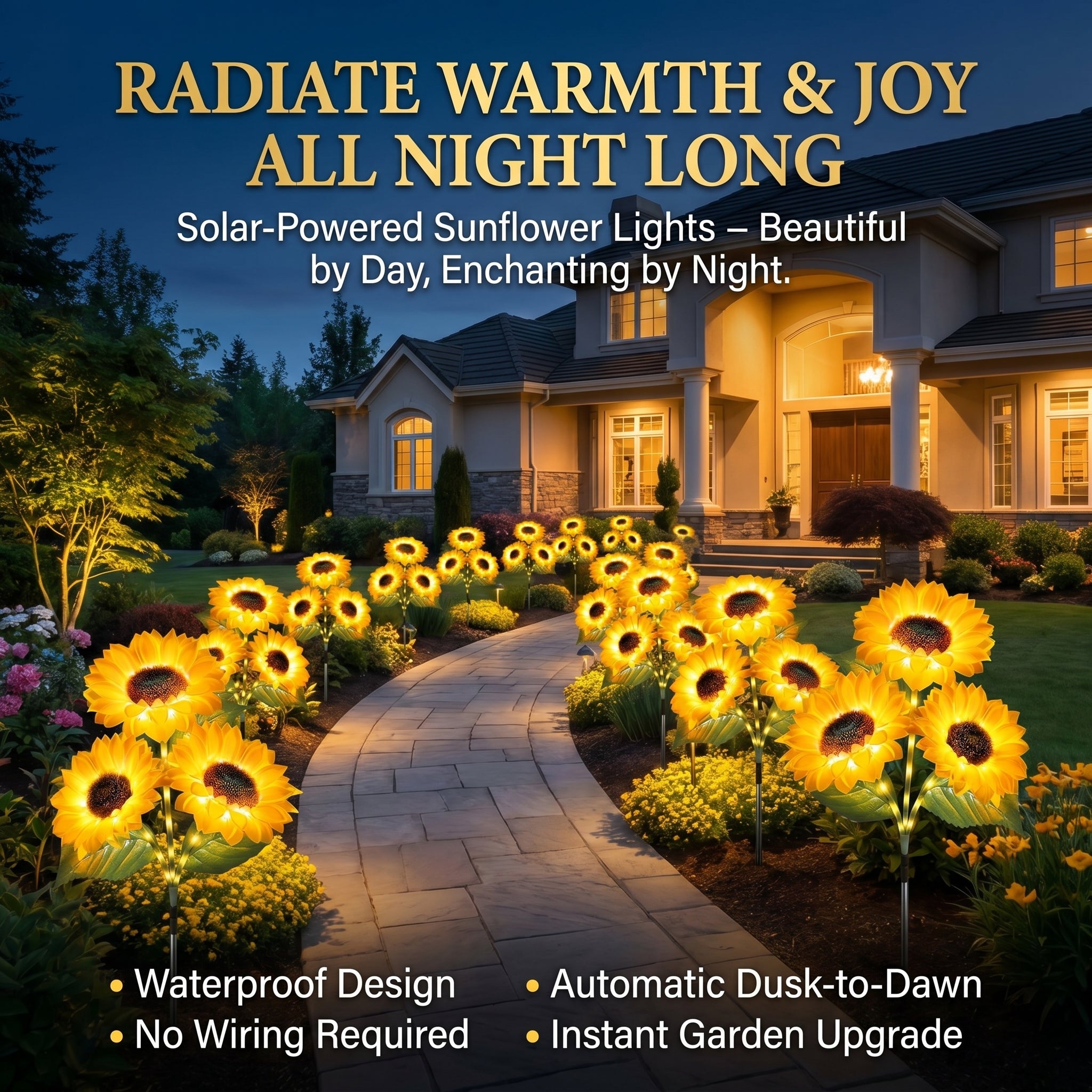 🌻LAST DAY 50% OFF-🌞Solar LED Sunflower Garden Lights