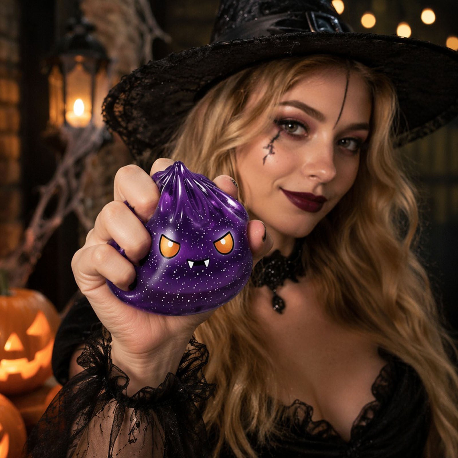 🔥Halloween Ghost Squishy Stress Relief Toy – Soft Squeeze Sensory Mochi Toy👻