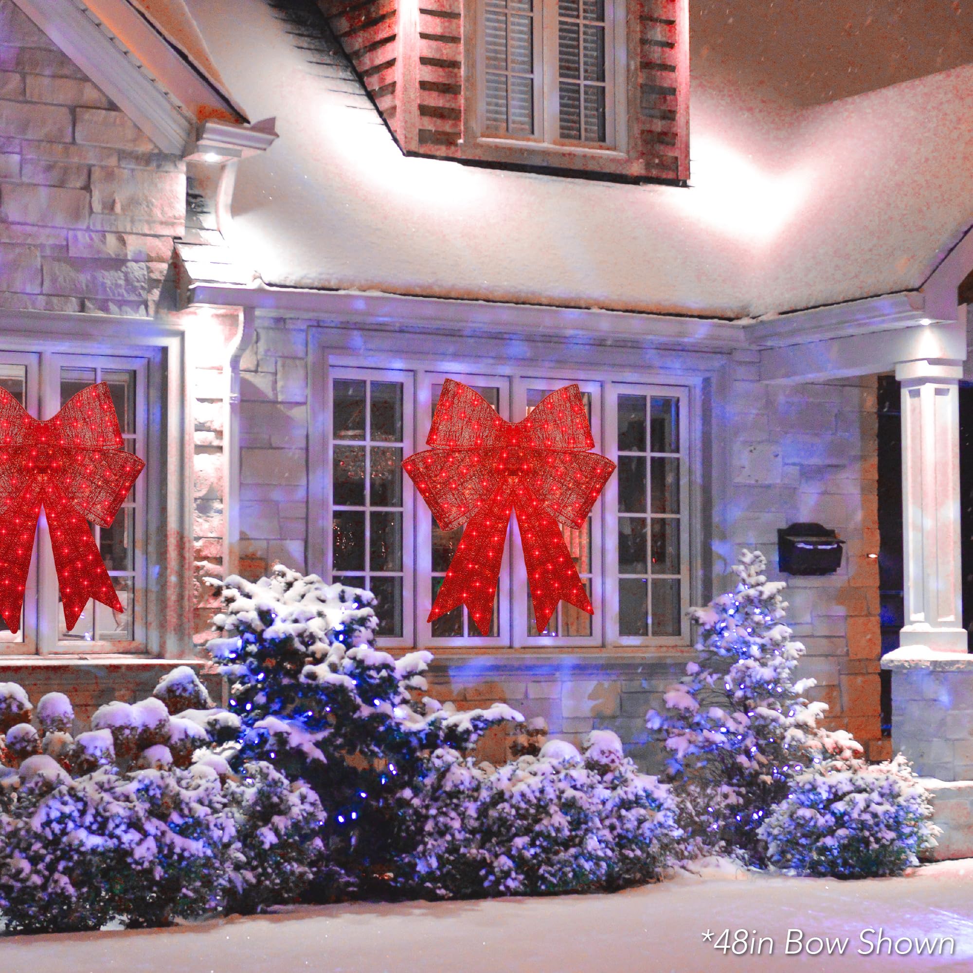 🔥Hot Sale Promotion 52% OFF🎁✨🎄 ​​​LIT CHRISTMAS BOW ​​🎀