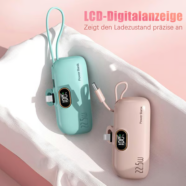 🎁🎉⏰Tragbares Mini-Ladegerät mit 5000 mAh für das Telefon🔋