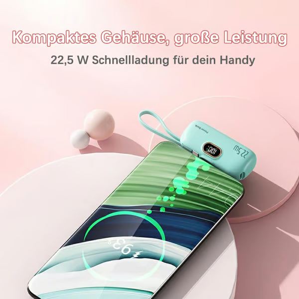 🎁🎉⏰Tragbares Mini-Ladegerät mit 5000 mAh für das Telefon🔋