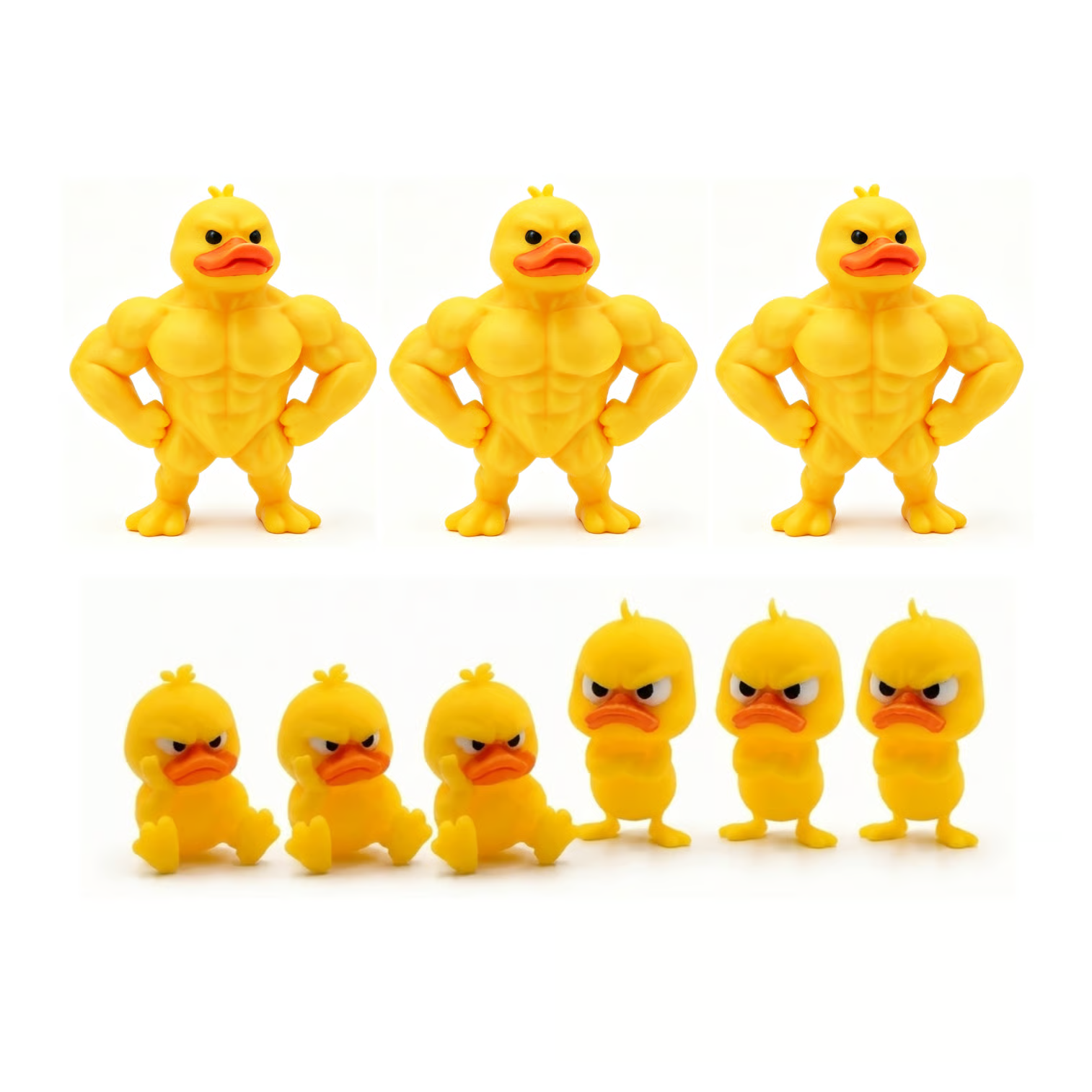 😠 Wütende Enten-Schreibtischfigur – Verleihe deinem Arbeitsplatz eine freche Note! 🐥