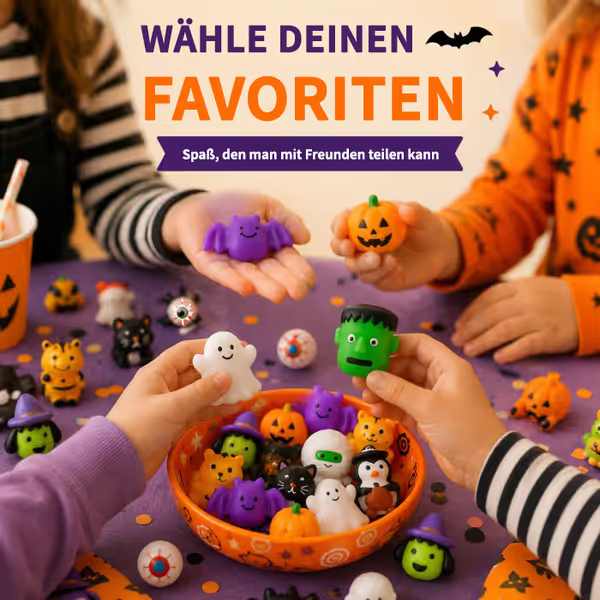 🔥49% RABATT - 🎃 30 Halloween Mochi Squishy Spielzeuge