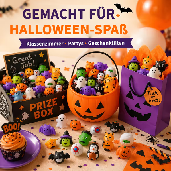 🔥49% RABATT - 🎃 30 Halloween Mochi Squishy Spielzeuge