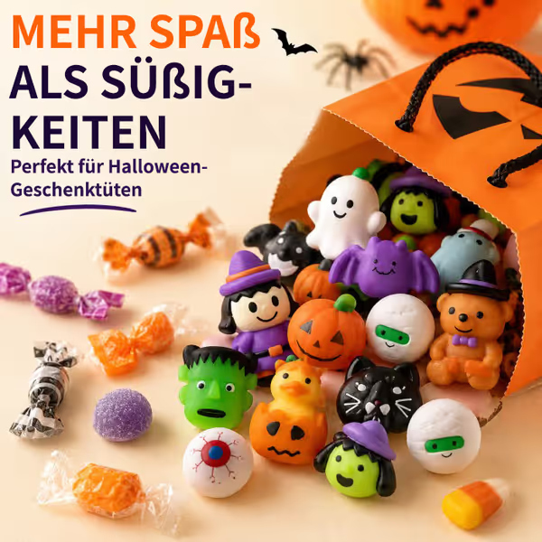 🔥49% RABATT - 🎃 30 Halloween Mochi Squishy Spielzeuge
