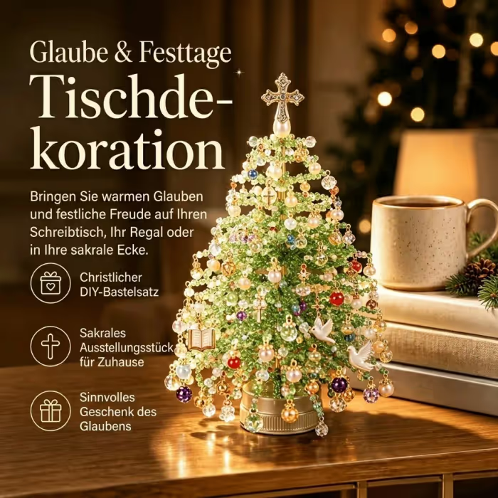 🎄✨ DIY-Weihnachtsbaum-Set mit Perlen – 🎅Gestalte deine eigene funkelnde Weihnachtsdekoration