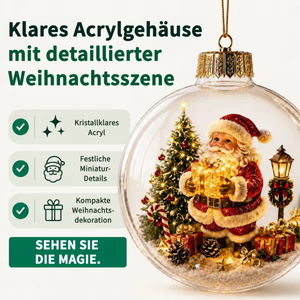 🎄Beleuchteter Weihnachts-Diorama-Ornament🔥