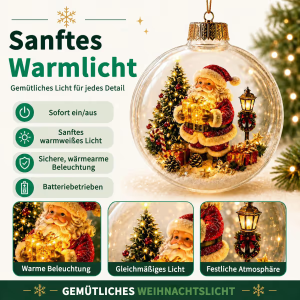 🎄Beleuchteter Weihnachts-Diorama-Ornament🔥