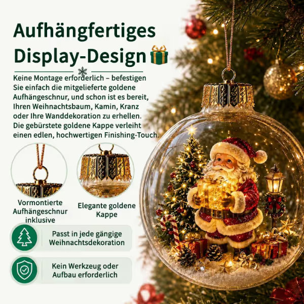 🎄Beleuchteter Weihnachts-Diorama-Ornament🔥