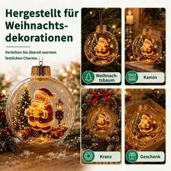 🎄Beleuchteter Weihnachts-Diorama-Ornament🔥
