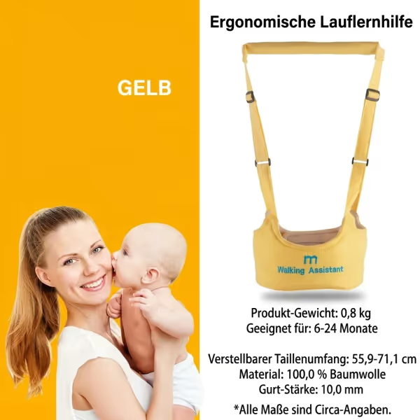 Sicherheitsgeschirr für erste Gehversuche