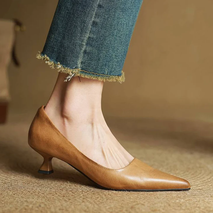 Anok Genuine Leather Heels
