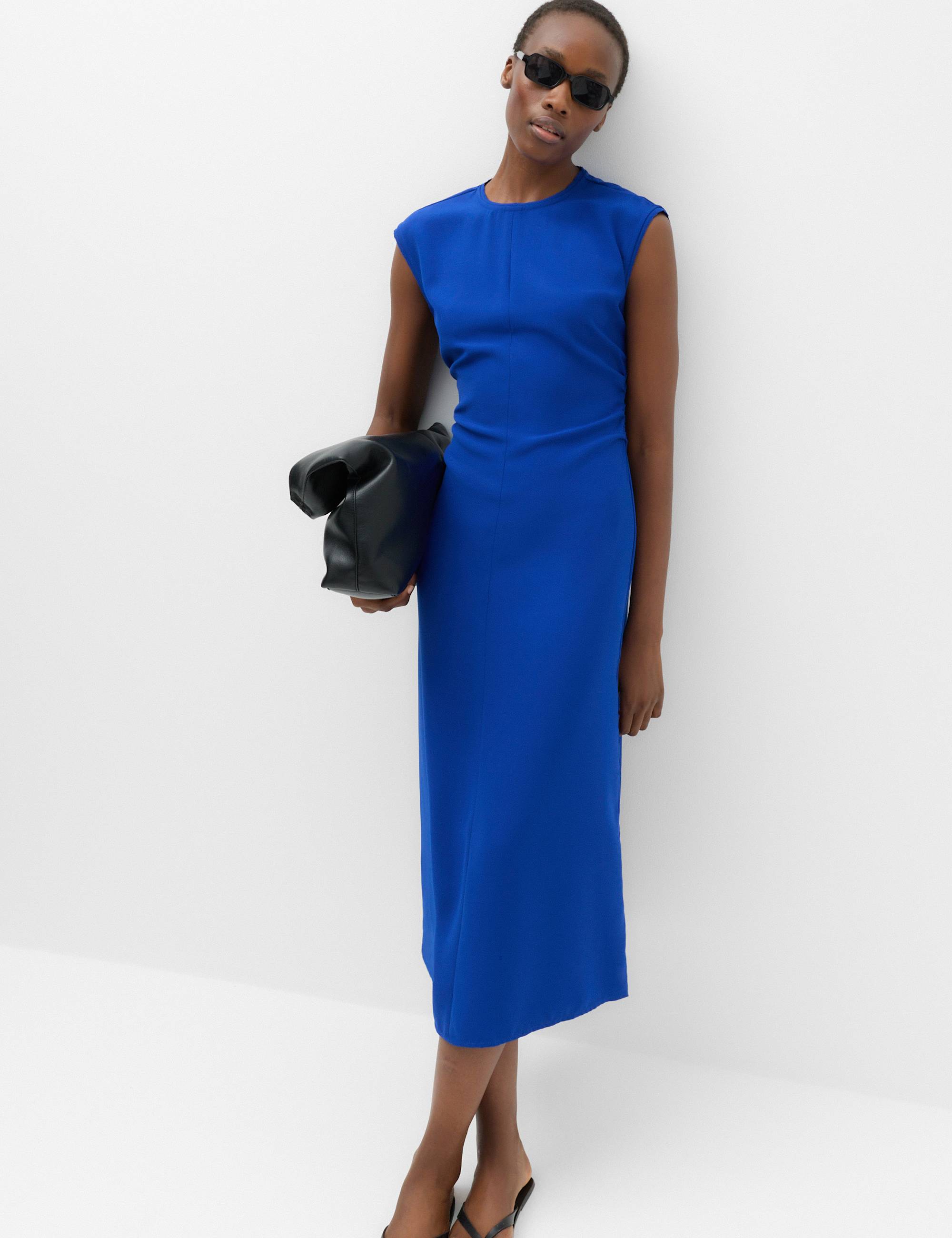 Cinched Midi Column Dress