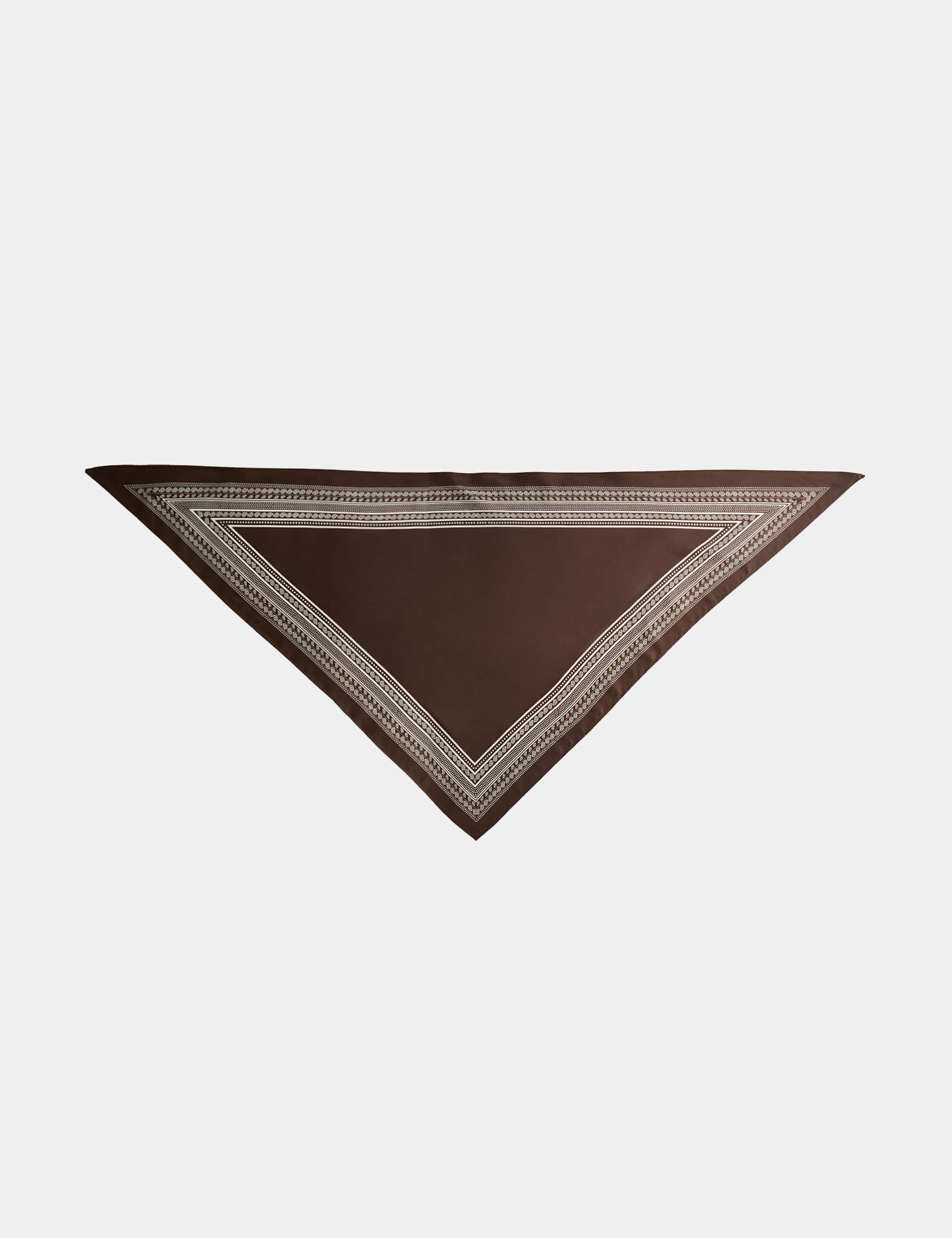 Satin Triangle Printed Neckerchief