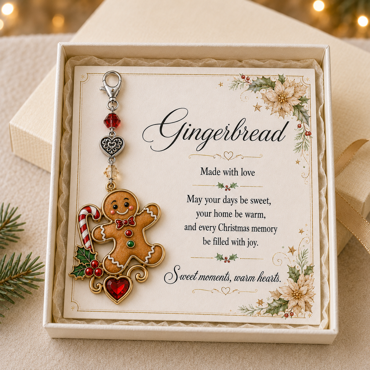 🎄Christmas Keepsake Keychain Card