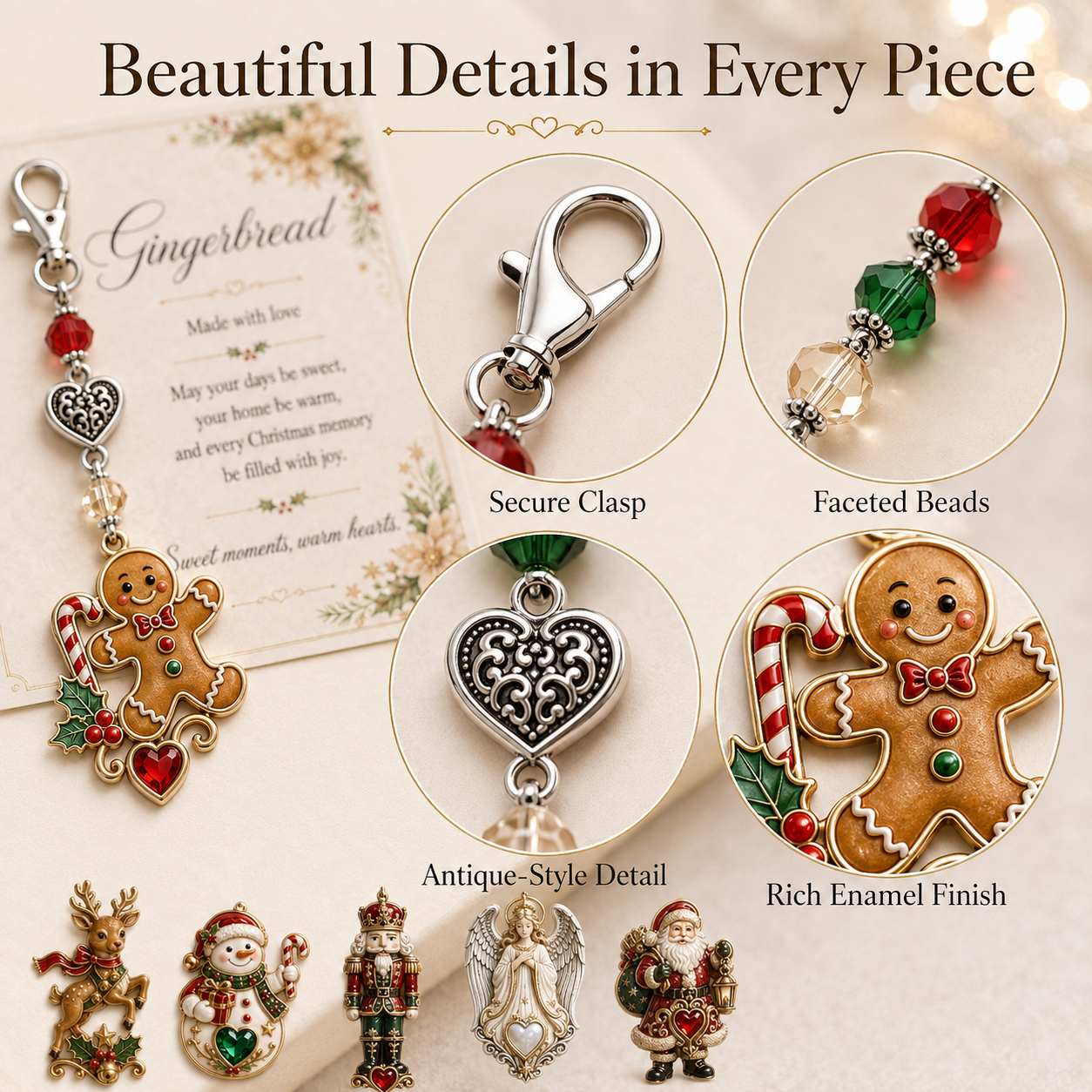 🎄Christmas Keepsake Keychain Card