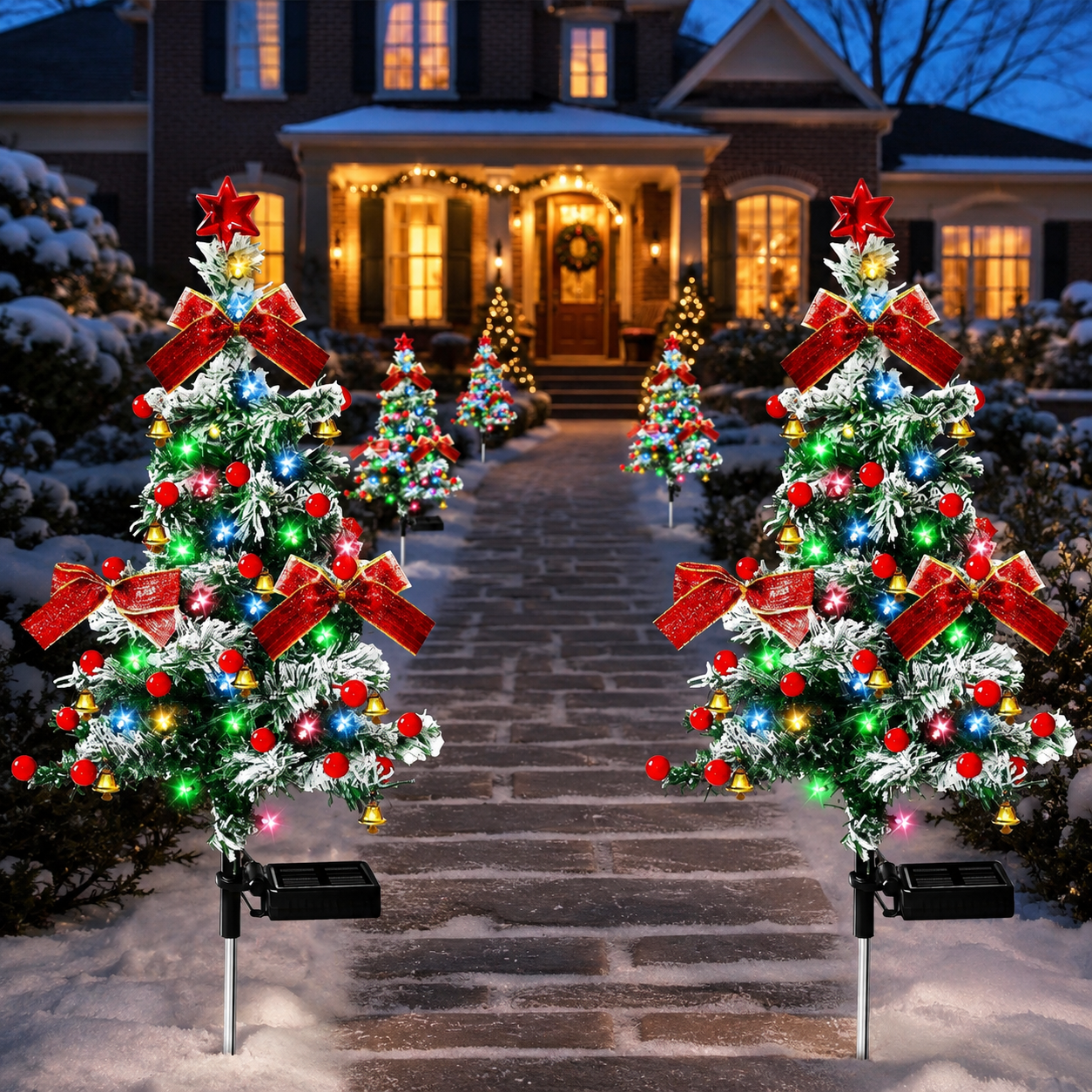 Last day 70%OFF🎄Solar Christmas Trees Lights Outdoor Decoration Waterproof