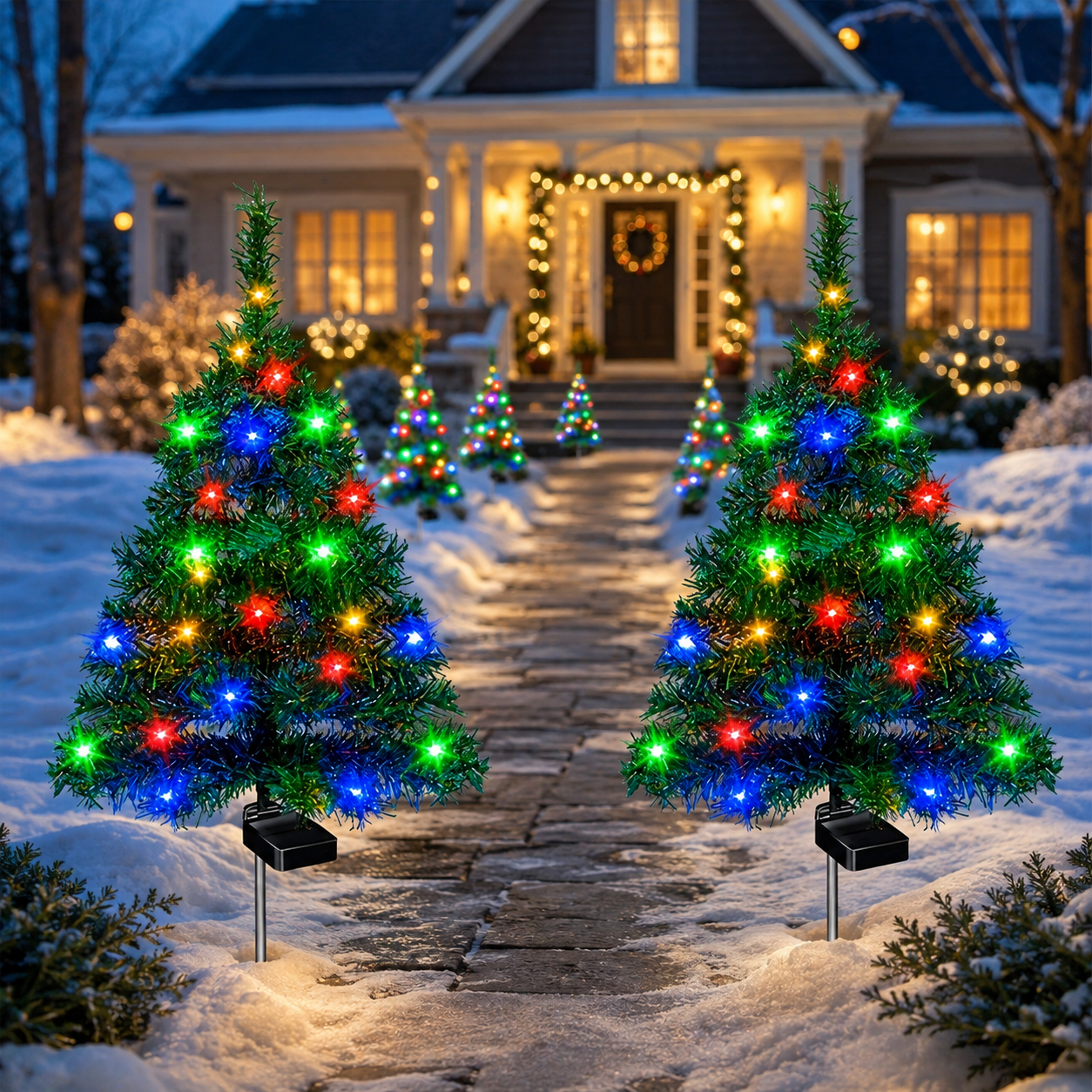 Last day 70%OFF🎄Solar Christmas Trees Lights Outdoor Decoration Waterproof
