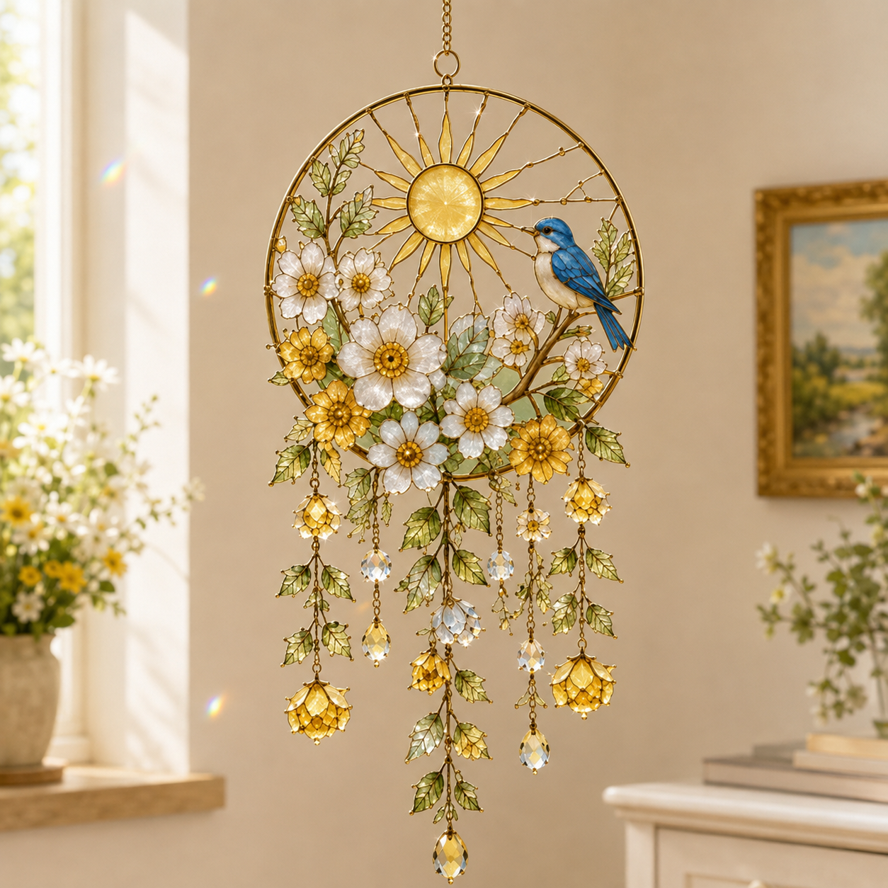 🔥Last Day 70% OFF - 🌸Crystal Garden Suncatcher