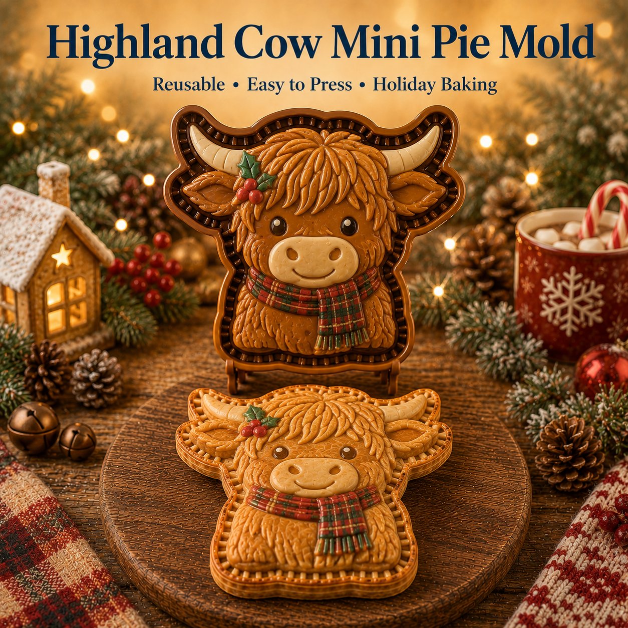 Last day 70%OFF🥧 Animal Mini Pie Mold Collection