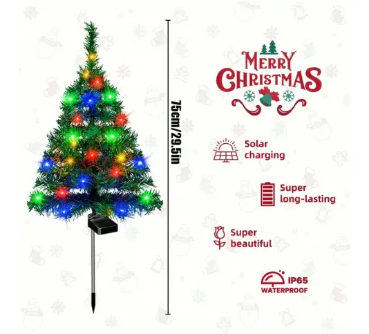 🎄Solar Christmas Trees Lights Outdoor Decoration Waterproof
