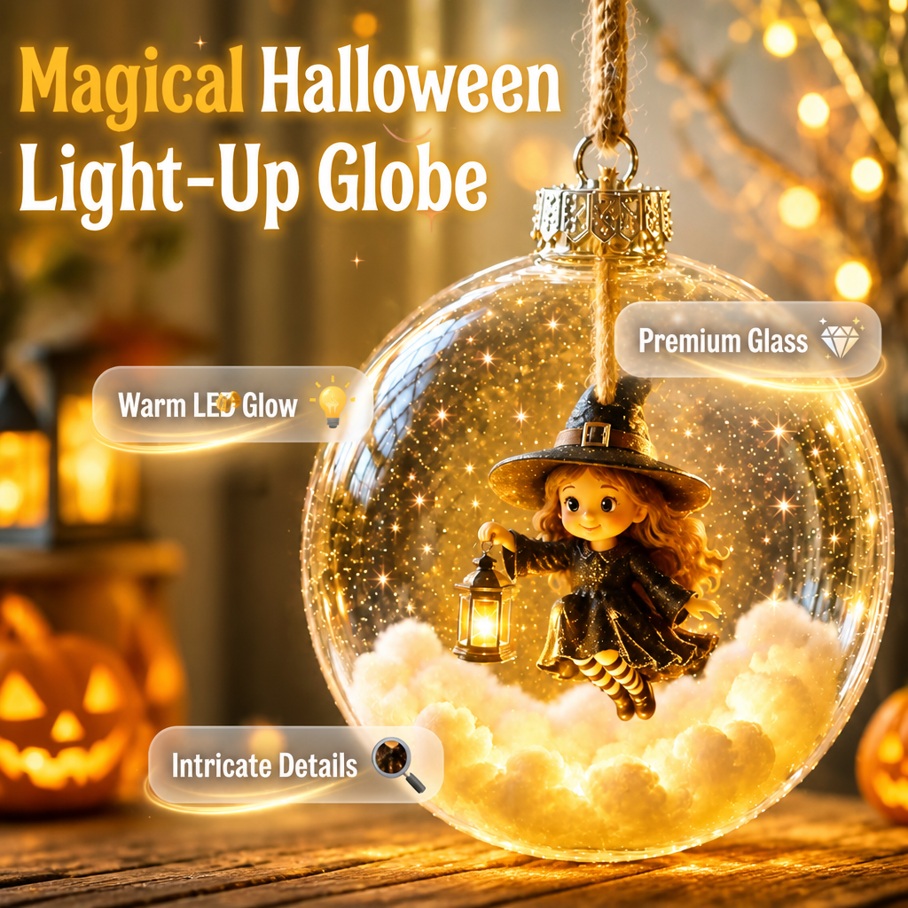 🎃 Halloween Limited Edition – Light-Up Ornament Collection