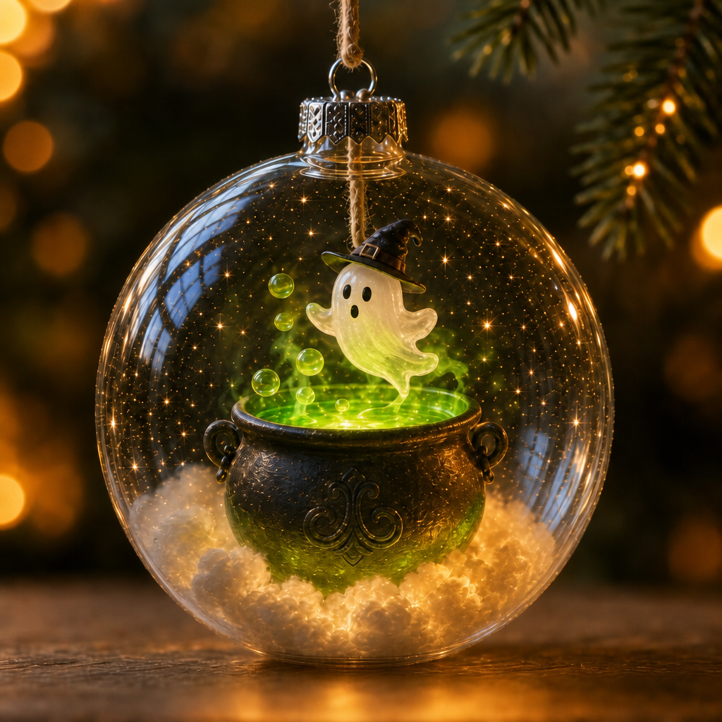 🎃 Halloween Limited Edition – Light-Up Ornament Collection