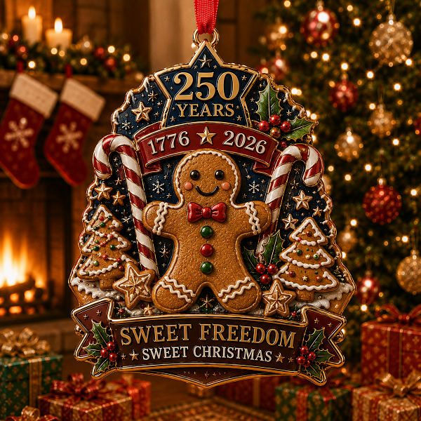 ⚡️Last Day 49% OFF-2026 America 250 Years Christmas Ornament Collection