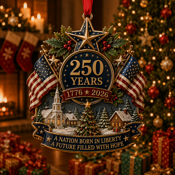 ⚡️Last Day 49% OFF-2026 America 250 Years Christmas Ornament Collection
