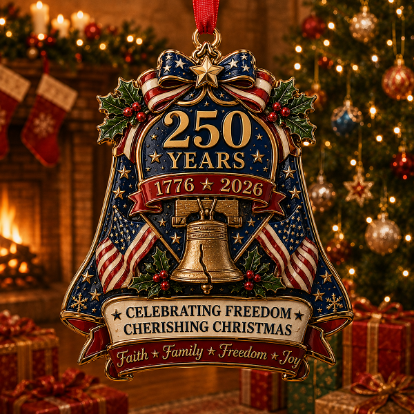 ⚡️Last Day 49% OFF-2026 America 250 Years Christmas Ornament Collection