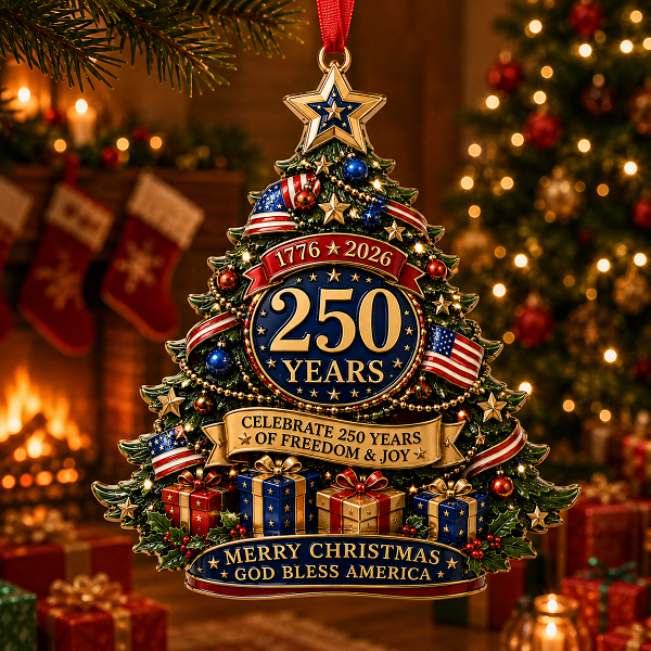 ⚡️Last Day 49% OFF-2026 America 250 Years Christmas Ornament Collection