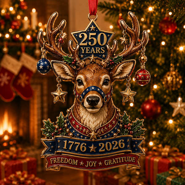 ⚡️Last Day 49% OFF-2026 America 250 Years Christmas Ornament Collection