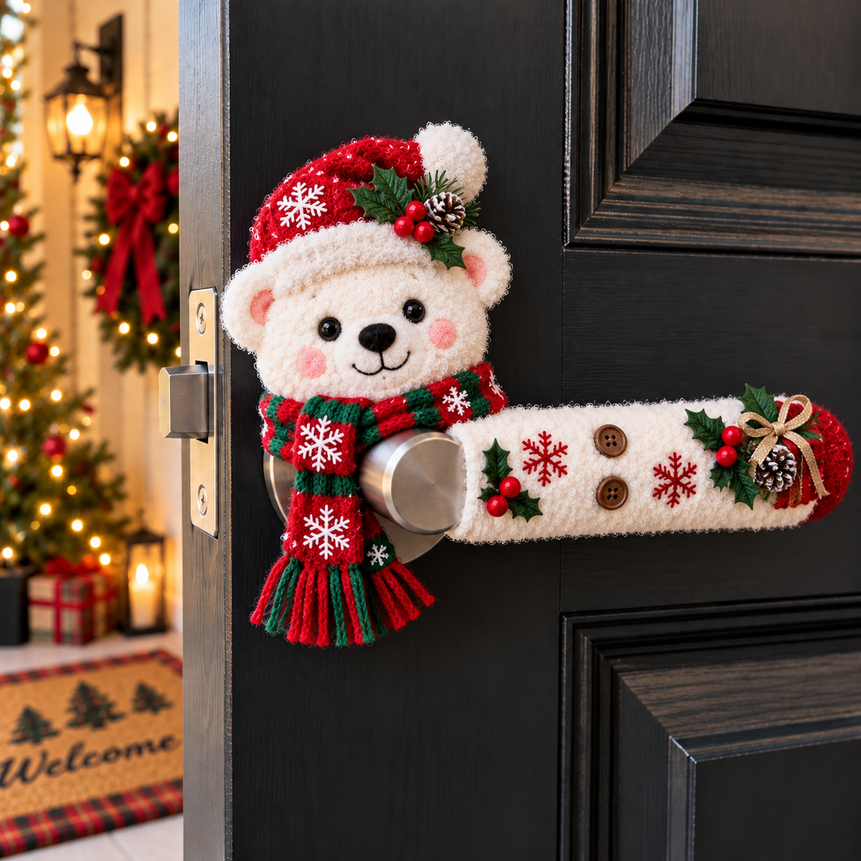 🎄LAST DAY 70% OFF- Christmas Character Door Handle Covers
