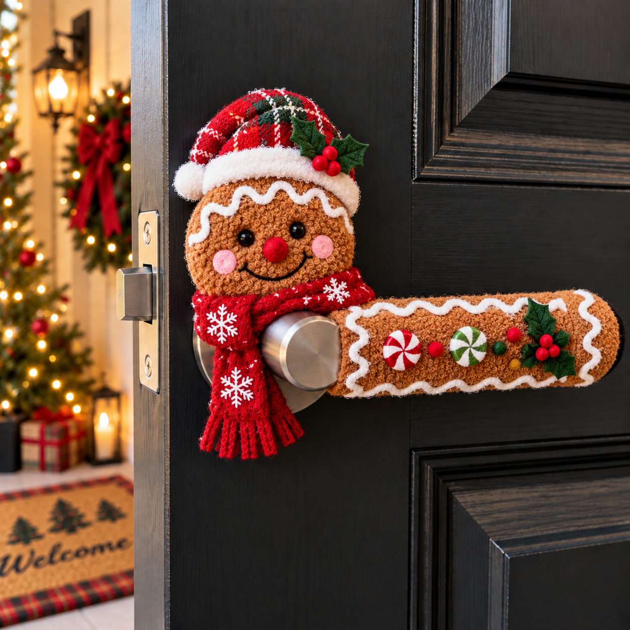 🎄LAST DAY 70% OFF- Christmas Character Door Handle Covers
