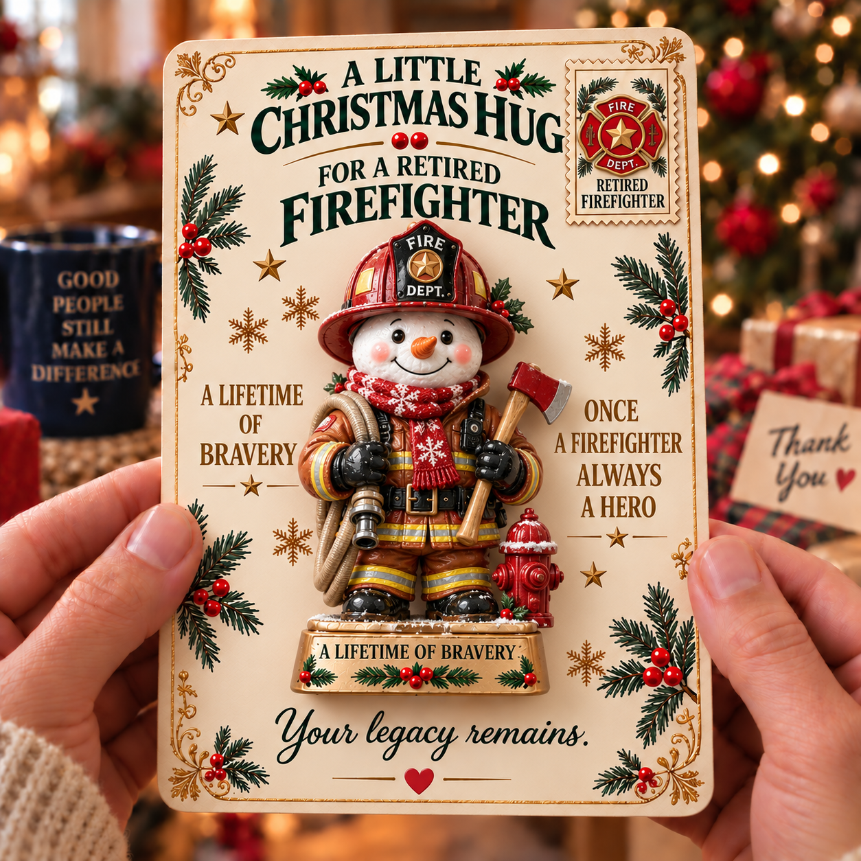 ✨Last Day 70% OFF –A CHRISTMAS GIFT MADE FOR THEIR STORY |🎄 Christmas Retirement Pocket Hug Keepsake Collection