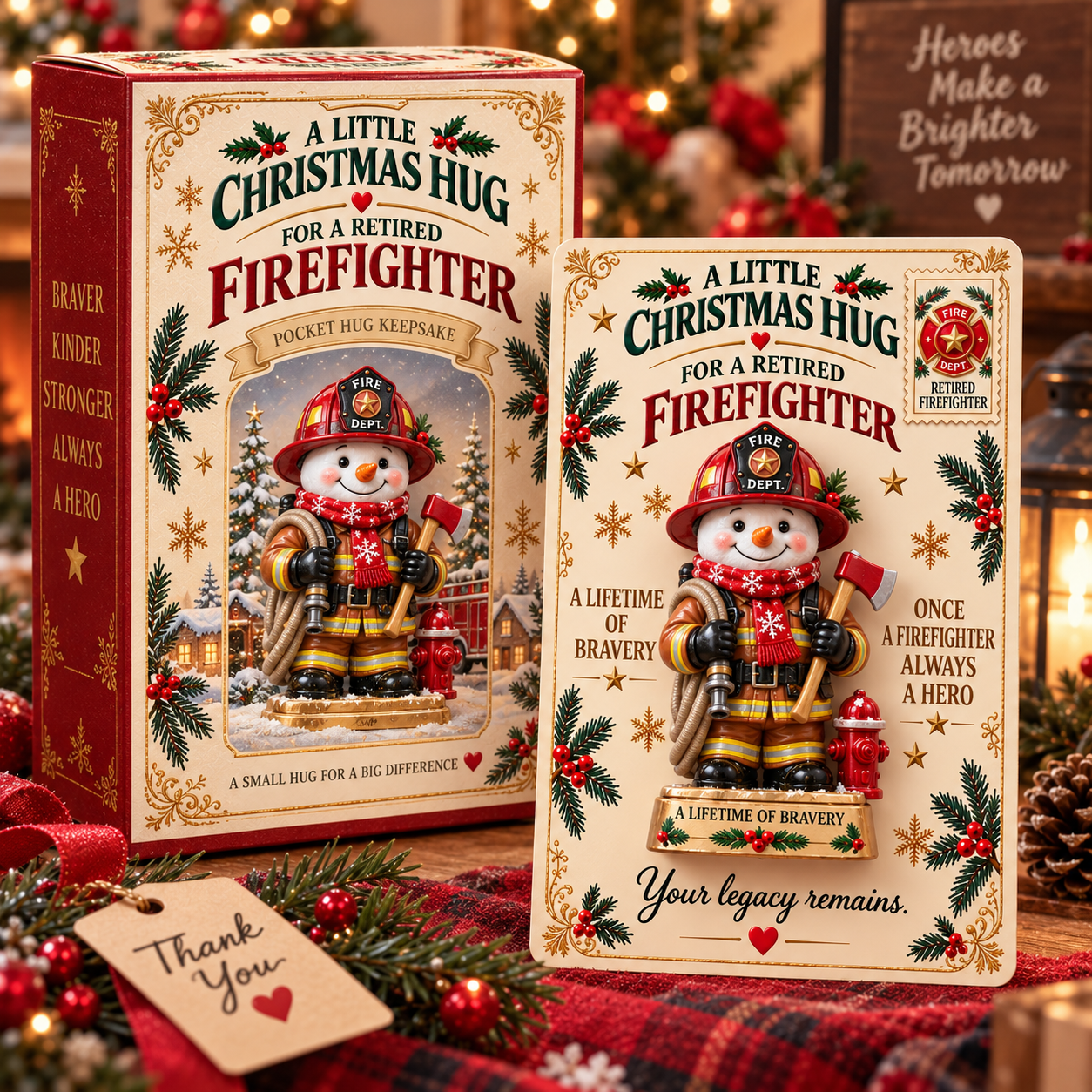 ✨Last Day 70% OFF –A CHRISTMAS GIFT MADE FOR THEIR STORY |🎄 Christmas Retirement Pocket Hug Keepsake Collection