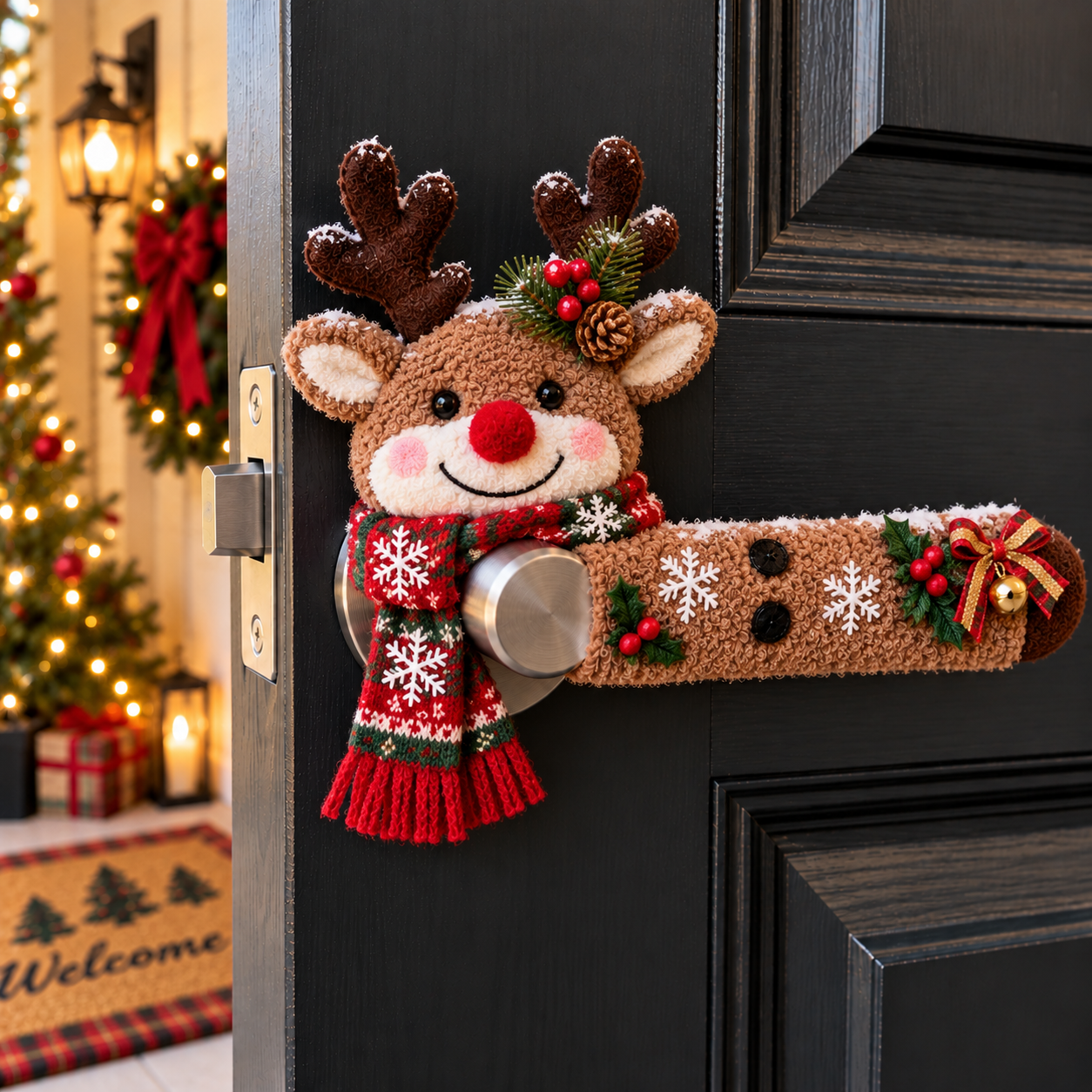 🎄LAST DAY 70% OFF- Christmas Character Door Handle Covers