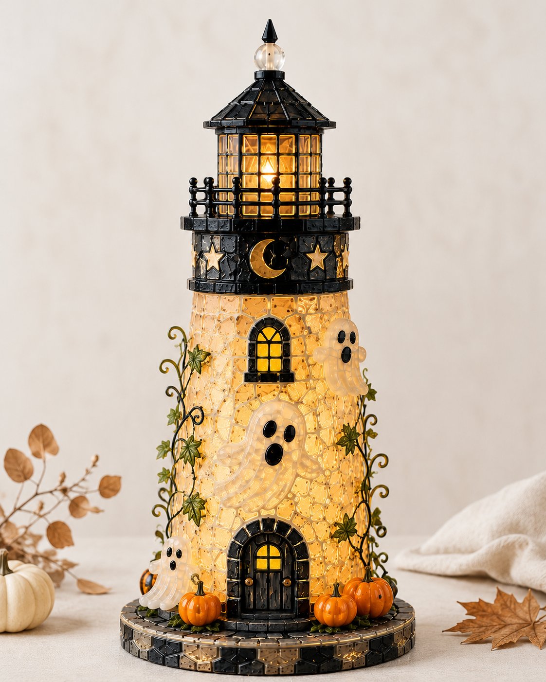 ⚡️Last Day 49% OFF-Plymagic DIY Sea Glass  – 🎃Halloween Lighthouse