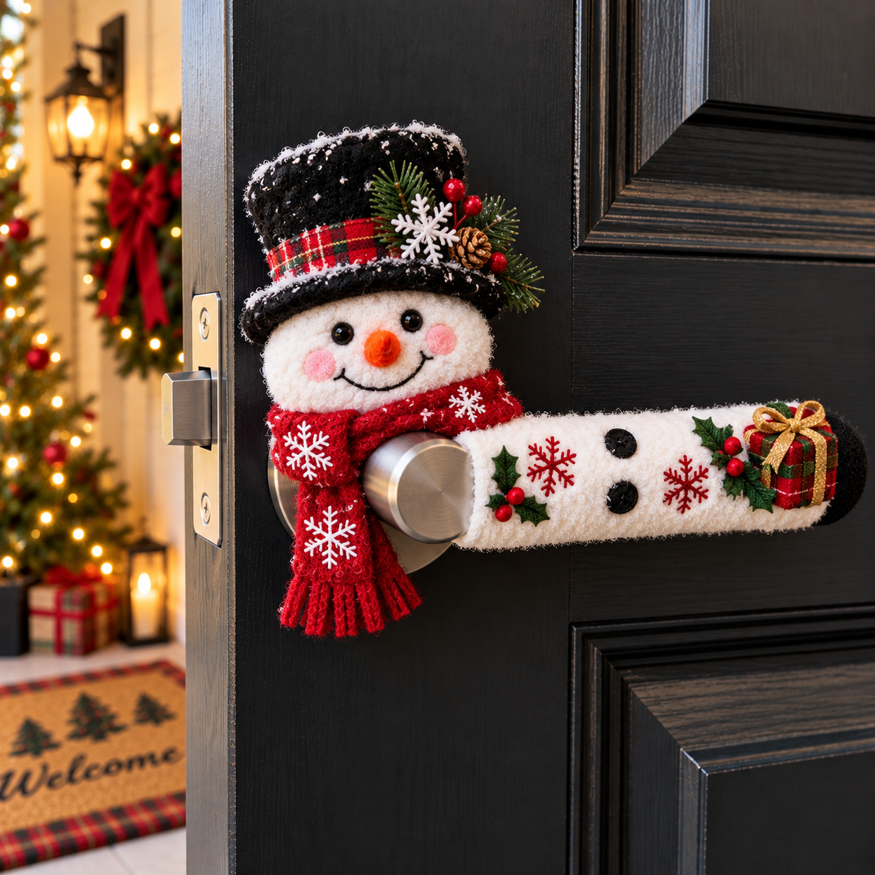 🎄LAST DAY 70% OFF- Christmas Character Door Handle Covers