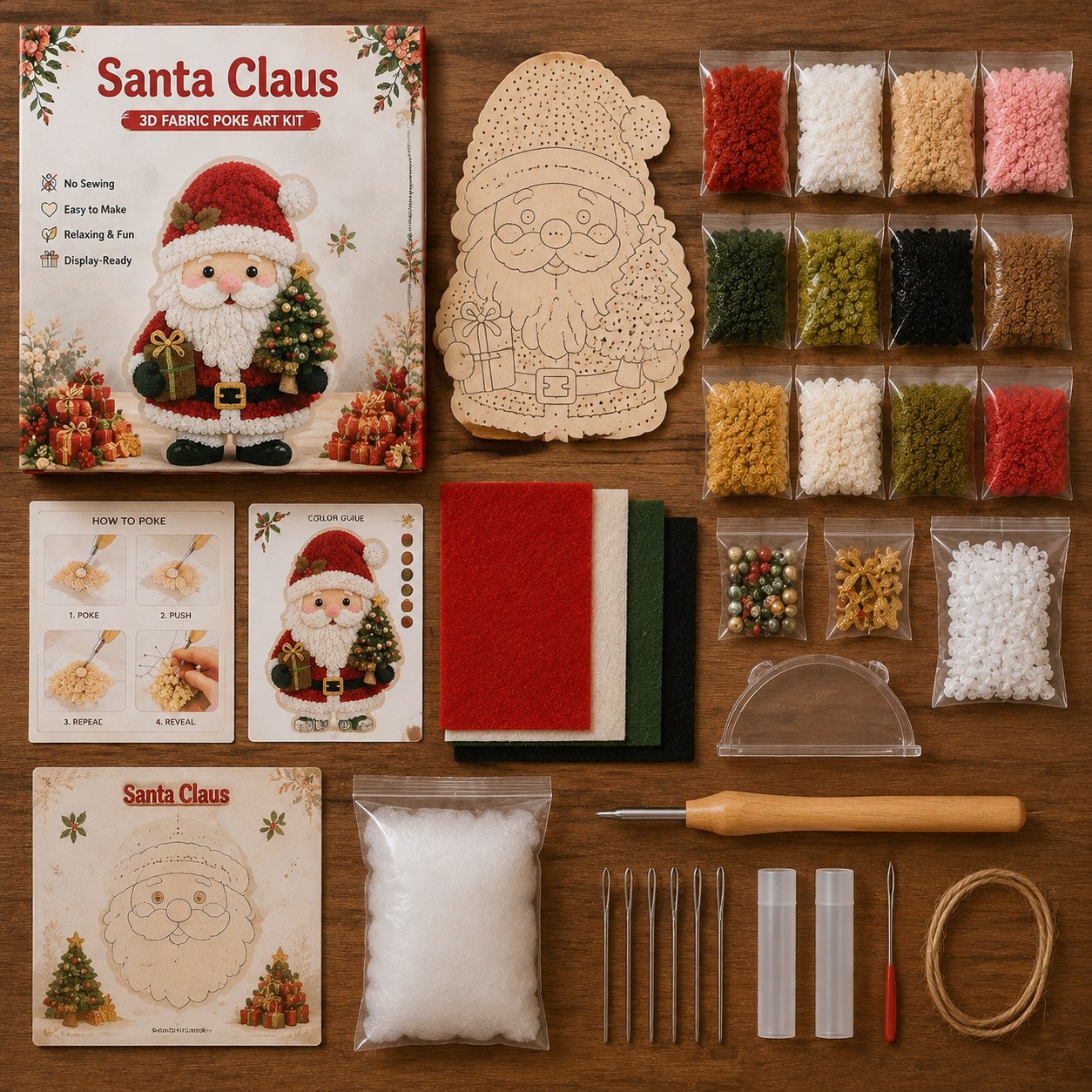 🔥Last Day 49% OFF -Plymagic DIY Poke Art Kit - Christmas Collection