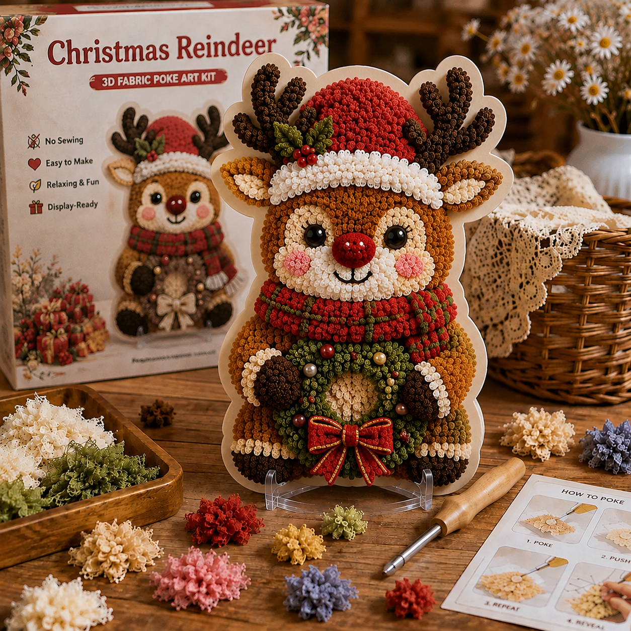 🔥Last Day 49% OFF -Plymagic DIY Poke Art Kit - Christmas Collection