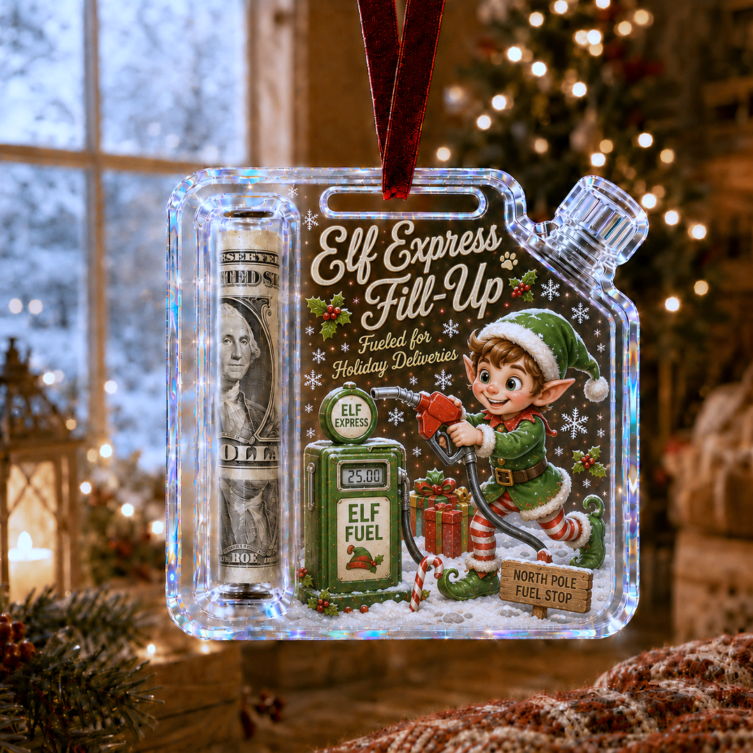 🔥Last Day 49% OFF-🎄Christmas Fuel-Up Cash Gift Ornament