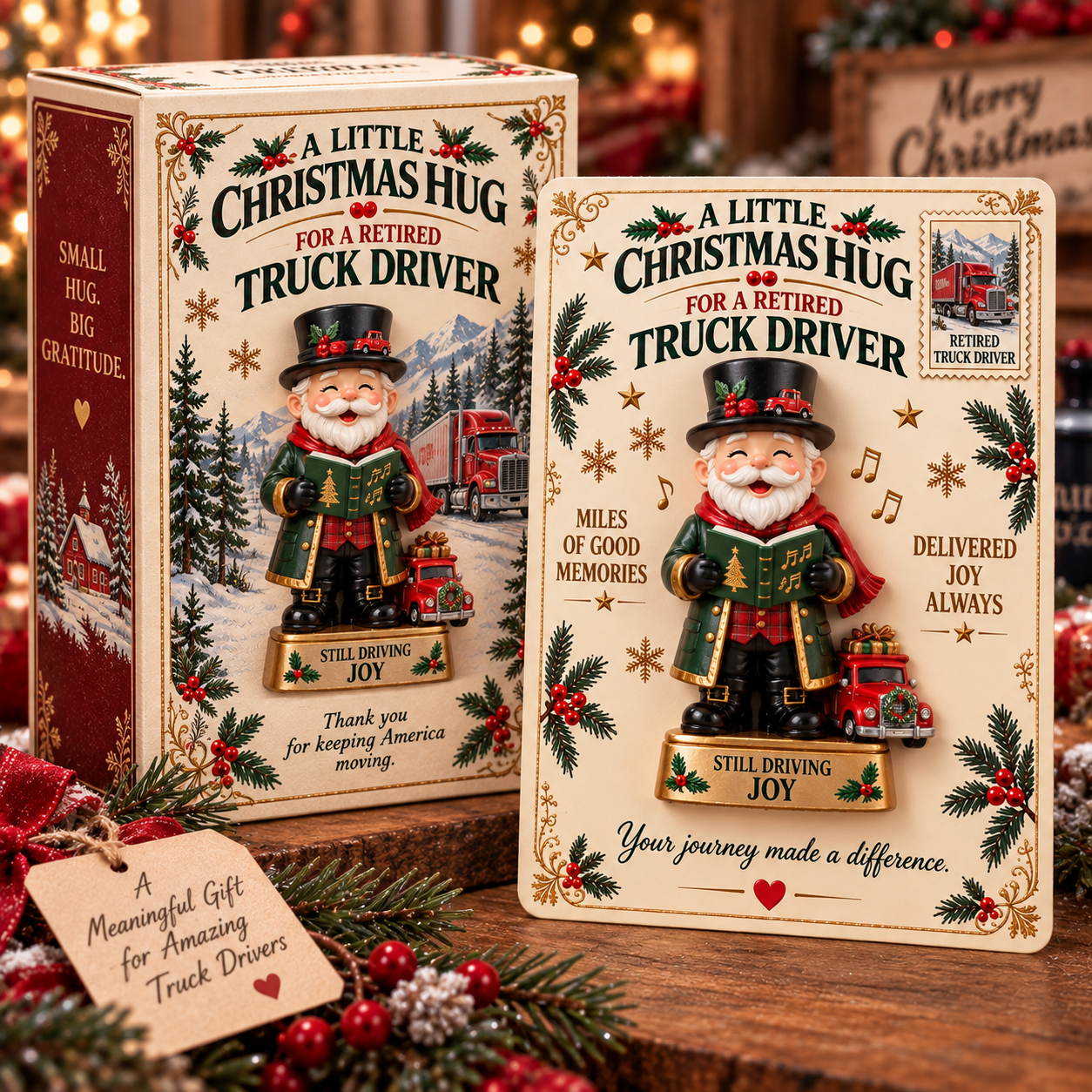 ✨Last Day 70% OFF –A CHRISTMAS GIFT MADE FOR THEIR STORY |🎄 Christmas Retirement Pocket Hug Keepsake Collection