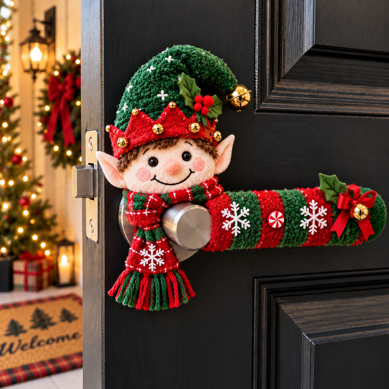 🎄LAST DAY 70% OFF- Christmas Character Door Handle Covers