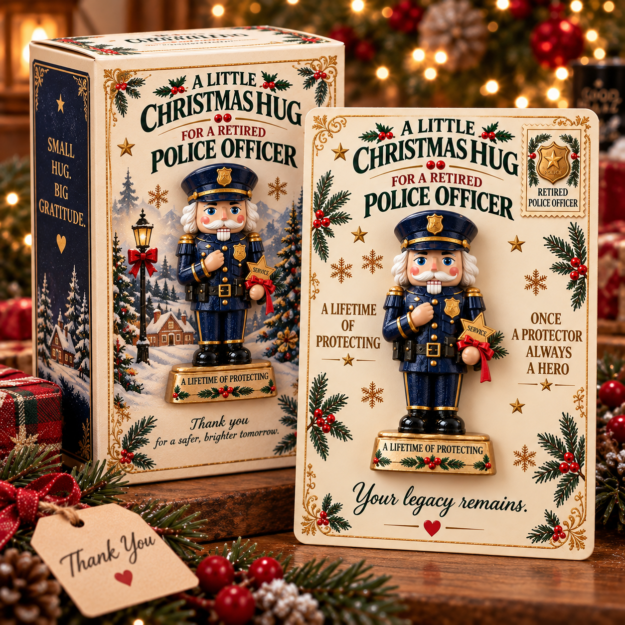 ✨Last Day 70% OFF –A CHRISTMAS GIFT MADE FOR THEIR STORY |🎄 Christmas Retirement Pocket Hug Keepsake Collection