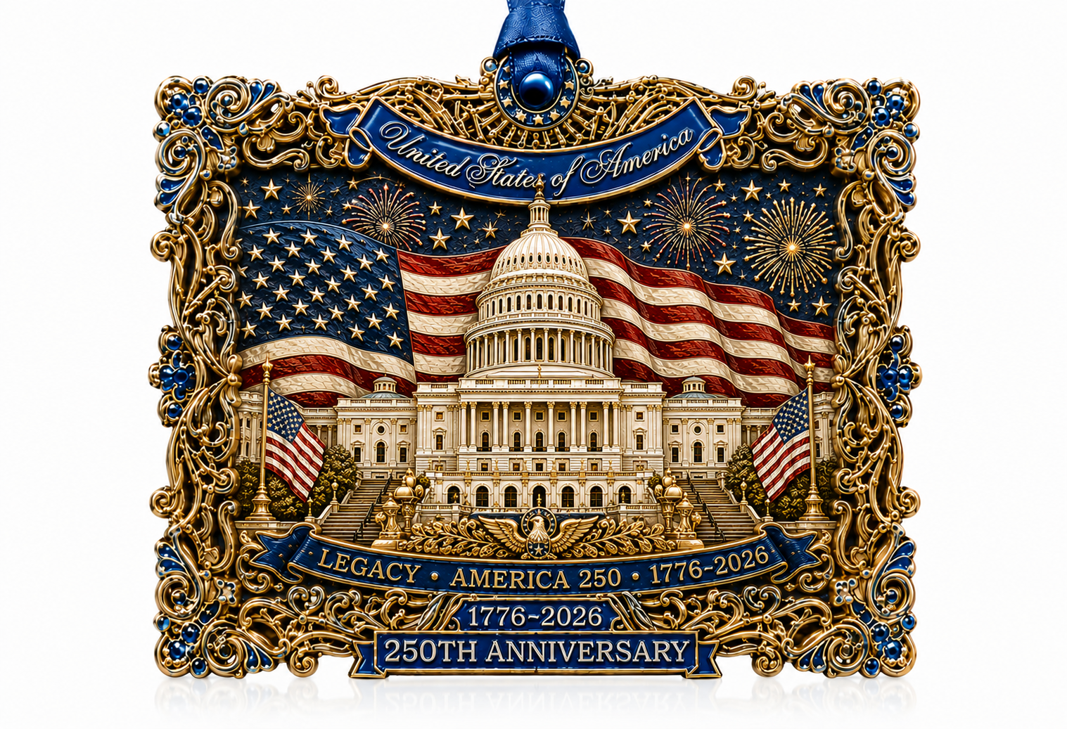 🔥Last Day 49% OFF -🇺🇸 250th Anniversary Liberty Heritage Christmas Hanging Ornament