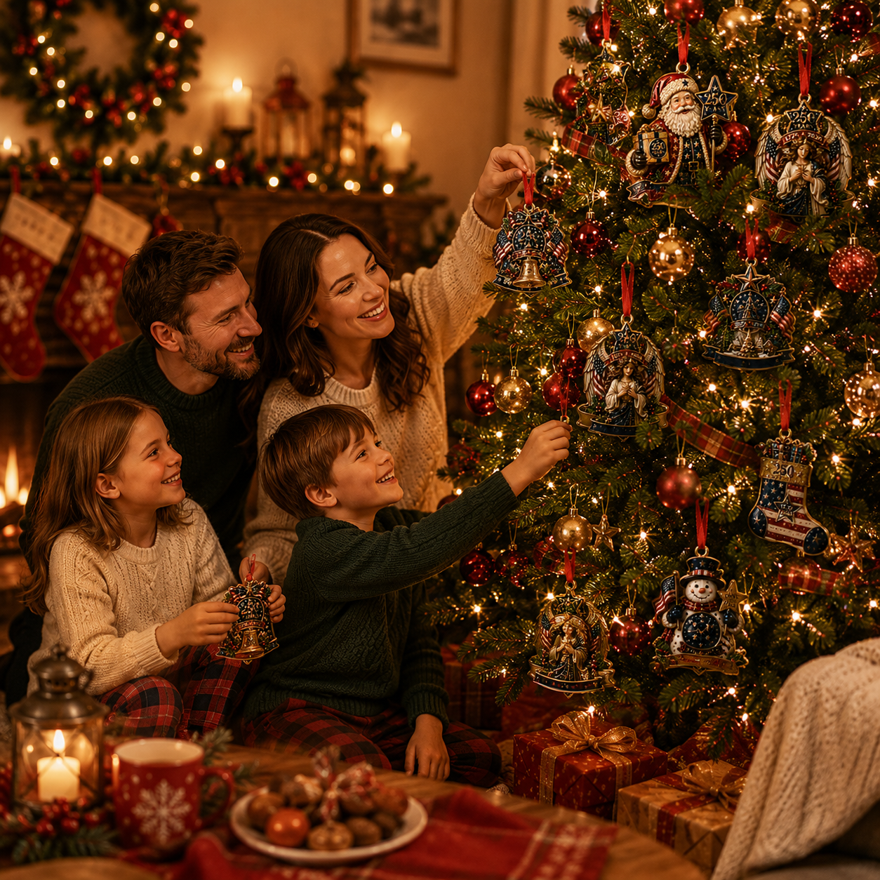 ⚡️Last Day 49% OFF-2026 America 250 Years Christmas Ornament Collection