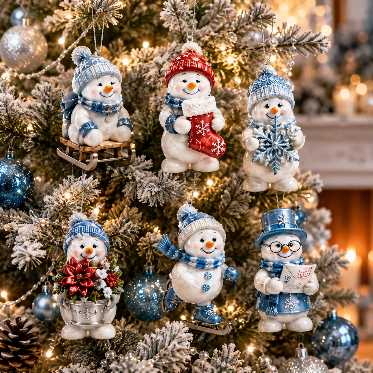 ⏳ Last Day 49% OFF –✨24-Day Christmas Countdown Advent Calendar – Snowman Christmas Series