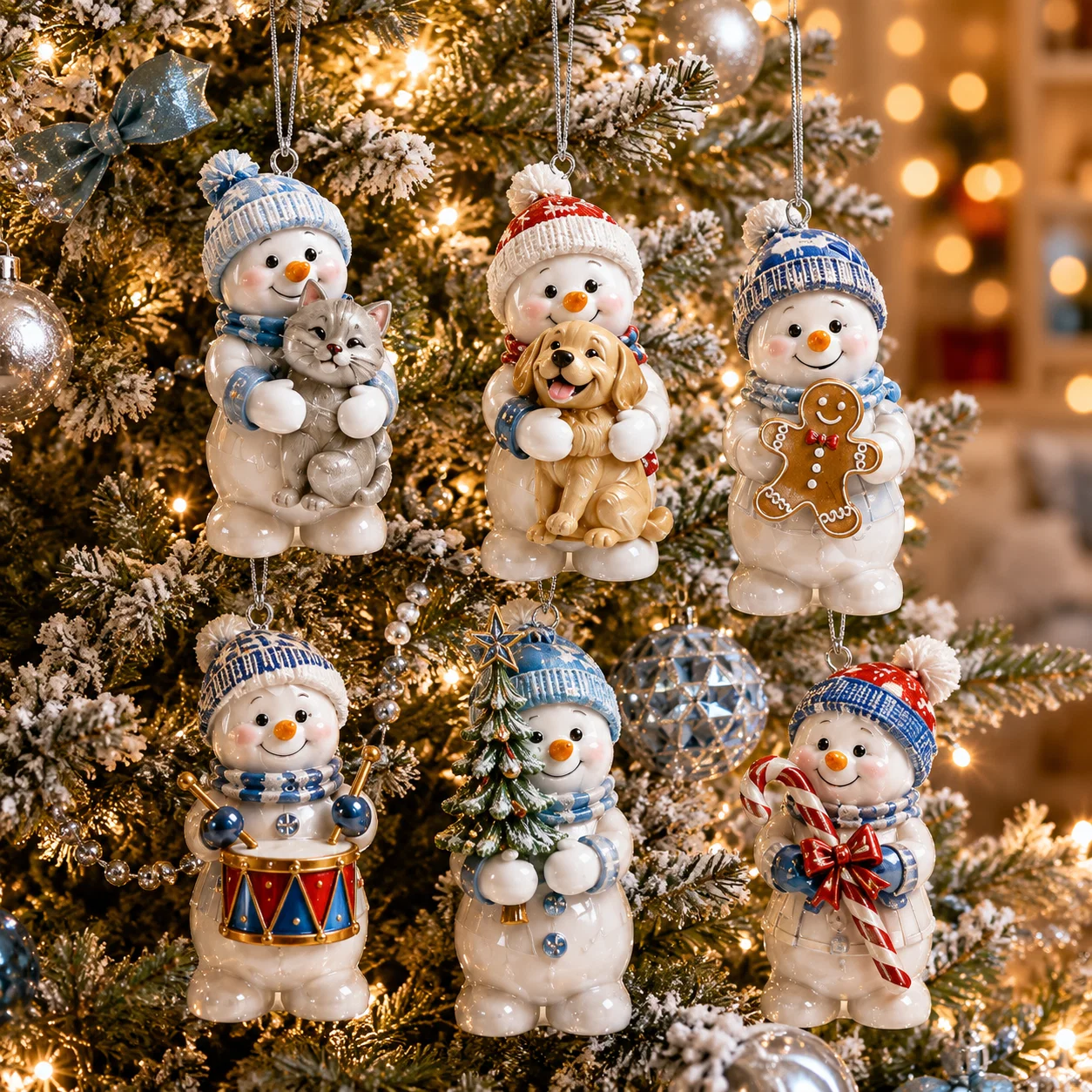 ⏳ Last Day 49% OFF –✨24-Day Christmas Countdown Advent Calendar – Snowman Christmas Series